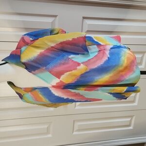 Freshmint USA, Excellent condition, Women's Top,  Size OS, Colorful Sheer top